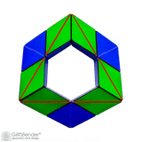 2 Box - "Primary 2" - GeoBender® Geometric Art & Design