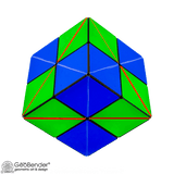 2 Box - "Primary 2" - GeoBender® Geometric Art & Design