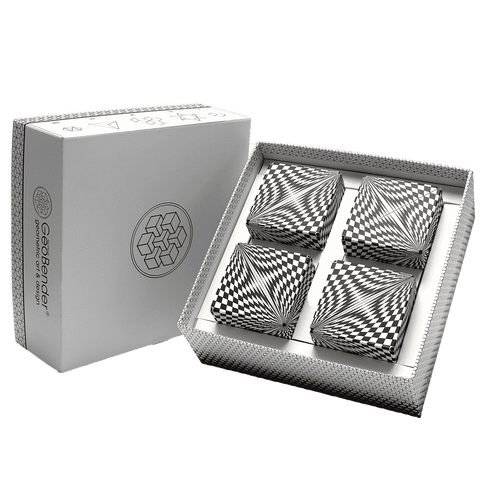 4 Box - "Abstract 2" - GeoBender® Geometric Art & Design