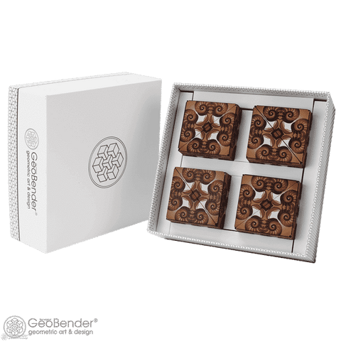 4 Box -"Nautilus" - GeoBender® Geometric Art & Design