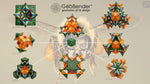 "Bees" - GeoBender® Geometric Art & Design